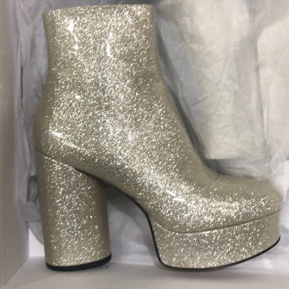 Marc Jacobs Amber Glittery Platform Boot - Picture 2 of 4